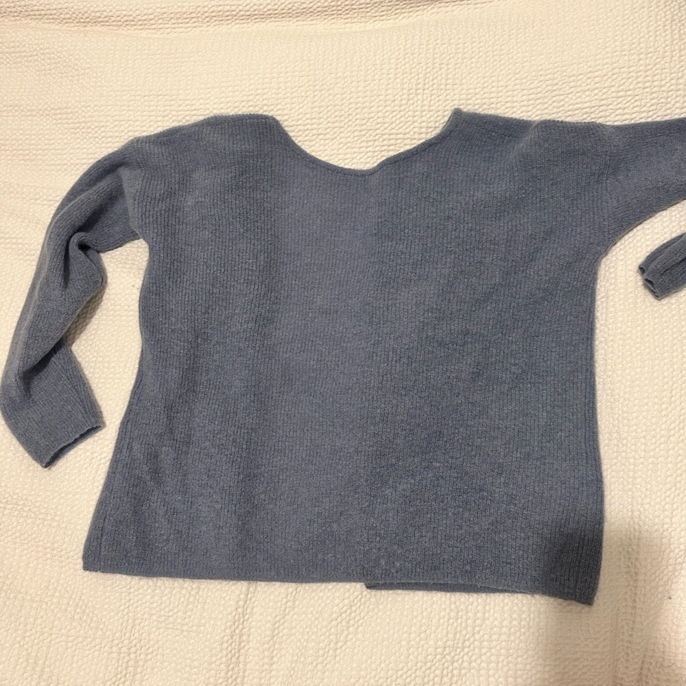 Sezane Gaspard Cardigan in Vintage Blue Size M - Picture 10 of 11